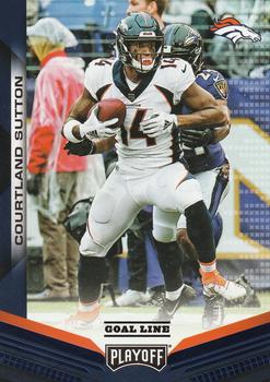 2019 Panini Playoff - Goal Line #74 Courtland Sutton Front