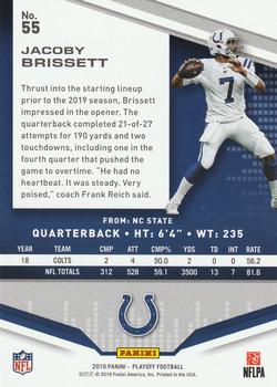 2019 Panini Playoff - Red Zone #55 Jacoby Brissett Back