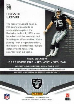 2019 Panini Playoff - 4th Down #95 Howie Long Back