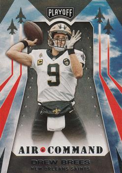 2019 Panini Playoff - Air Command #10 Drew Brees Front