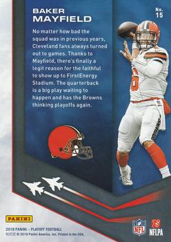 2019 Panini Playoff - Air Command #15 Baker Mayfield Back