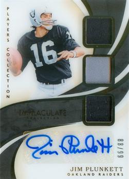 2019 Panini Immaculate Collection - Immaculate Players Collection Autographs #PCA-JPL Jim Plunkett Front