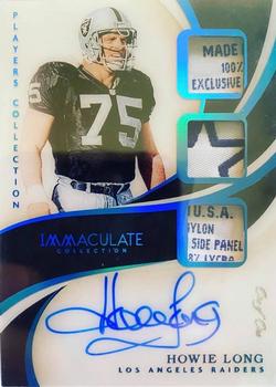 2019 Panini Immaculate Collection - Immaculate Players Collection Autographs Tag #PCA-HLO Howie Long Front