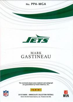 2019 Panini Immaculate Collection - Premium Patch Autographs #PPA-MGA Mark Gastineau Back