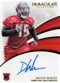2019 Panini Immaculate Collection - Rookie Autographs #RA-9 Devin White Front