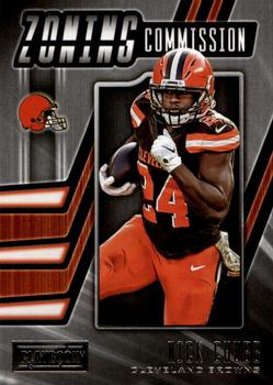 2019 Panini Playbook - Zoning Commission #7 Nick Chubb Front