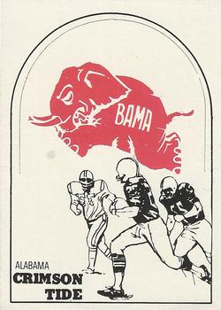 1976 Sunbeam SEC Stand-ups #NNO Alabama Crimson Tide Front