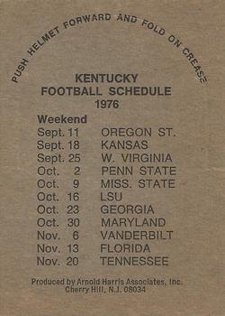 1976 Sunbeam SEC Stand-ups #NNO Kentucky Wildcats Back