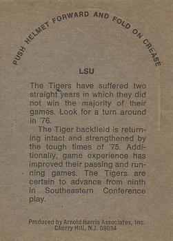 1976 Sunbeam SEC Stand-ups #NNO Louisiana State Tigers Back