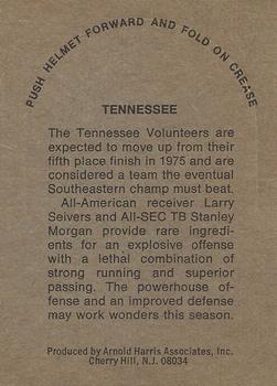 1976 Sunbeam SEC Stand-ups #NNO Tennessee Volunteers Back