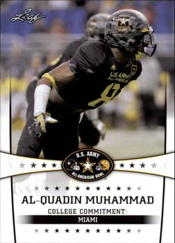 2013 Leaf U.S. Army All-American Bowl Retail #3 Al-Quadin Muhammad Front