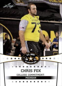 2013 Leaf U.S. Army All-American Bowl Retail #12 Chris Fox Front