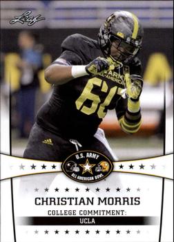 2013 Leaf U.S. Army All-American Bowl Retail #14 Christian Morris Front