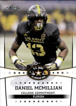 2013 Leaf U.S. Army All-American Bowl Retail #17 Daniel McMillian Front