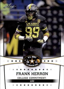 2013 Leaf U.S. Army All-American Bowl Retail #32 Frank Herron Front