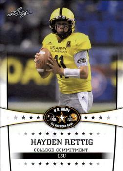 2013 Leaf U.S. Army All-American Bowl Retail #36 Hayden Rettig Front