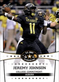 2013 Leaf U.S. Army All-American Bowl Retail #44 Jeremy Johnson Front