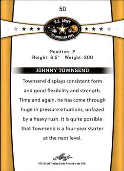 2013 Leaf U.S. Army All-American Bowl Retail #50 Johnny Townsend Back