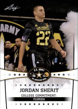 2013 Leaf U.S. Army All-American Bowl Retail #53 Jordan Sherit Front
