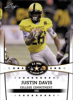 2013 Leaf U.S. Army All-American Bowl Retail #57 Justin Davis Front