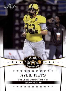 2013 Leaf U.S. Army All-American Bowl Retail #65 Kylie Fitts Front