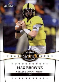 2013 Leaf U.S. Army All-American Bowl Retail #71 Max Browne Front