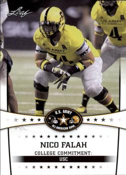2013 Leaf U.S. Army All-American Bowl Retail #78 Nico Falah Front