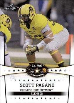 2013 Leaf U.S. Army All-American Bowl Retail #83 Scott Pagano Front