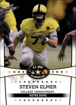 2013 Leaf U.S. Army All-American Bowl Retail #85 Steven Elmer Front