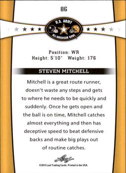 2013 Leaf U.S. Army All-American Bowl Retail #86 Steven Mitchell Back