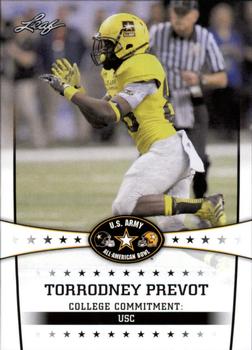 2013 Leaf U.S. Army All-American Bowl Retail #94 Torrodney Prevot Front