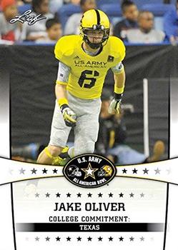 2013 Leaf U.S. Army All-American Bowl Retail #101 Jake Oliver Front