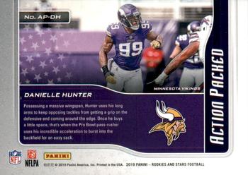 2019 Panini Rookies & Stars - Action Packed #AP-DH Danielle Hunter Back