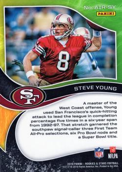 2019 Panini Rookies & Stars - Airborne #AIR-SY Steve Young Back