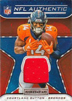 2019 Panini Rookies & Stars - NFL Authentic #NA-CS Courtland Sutton Front