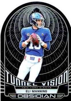 2019 Panini Obsidian - Tunnel Vision #TV-22 Eli Manning Front