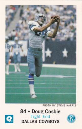 1981 Dallas Cowboys Police #NNO Doug Cosbie Front