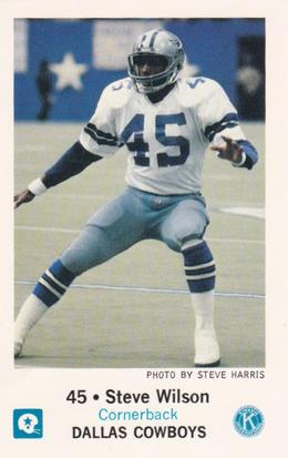1981 Dallas Cowboys Police #NNO Steve Wilson Front