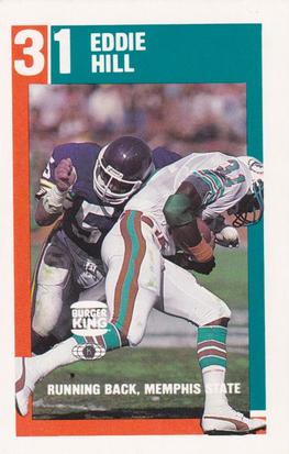 1983 Miami Dolphins Police #7 Eddie Hill Front