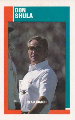 1983 Miami Dolphins Police #13 Don Shula Front