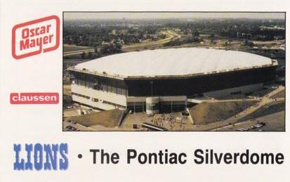 1986 Detroit Lions Police #2 Pontiac Silverdome Front