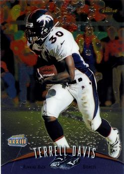 1998-99 Finest Super Bowl XXXIII Jumbos - Promos #1 Terrell Davis Front
