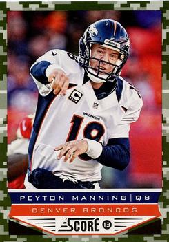 2013 Score Denver Broncos #1 Peyton Manning Front
