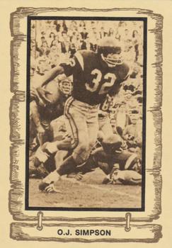 1983-84 Cramer Pac-10 Football Legends #1 O.J. Simpson Front