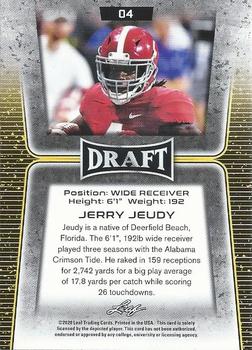 2020 Leaf Draft #04 Jerry Jeudy Back