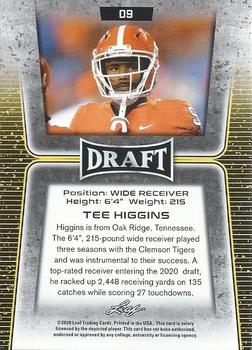 2020 Leaf Draft #09 Tee Higgins Back