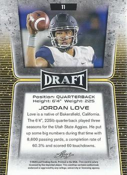 2020 Leaf Draft #11 Jordan Love Back