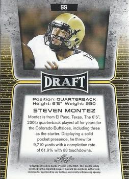 2020 Leaf Draft #55 Steven Montez Back