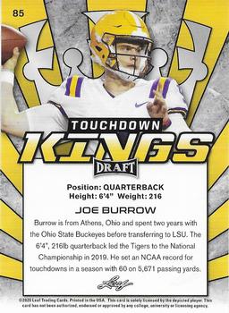 2020 Leaf Draft #85 Joe Burrow Back