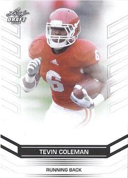 2015 Leaf Draft Special Issue #15 Tevin Coleman Front